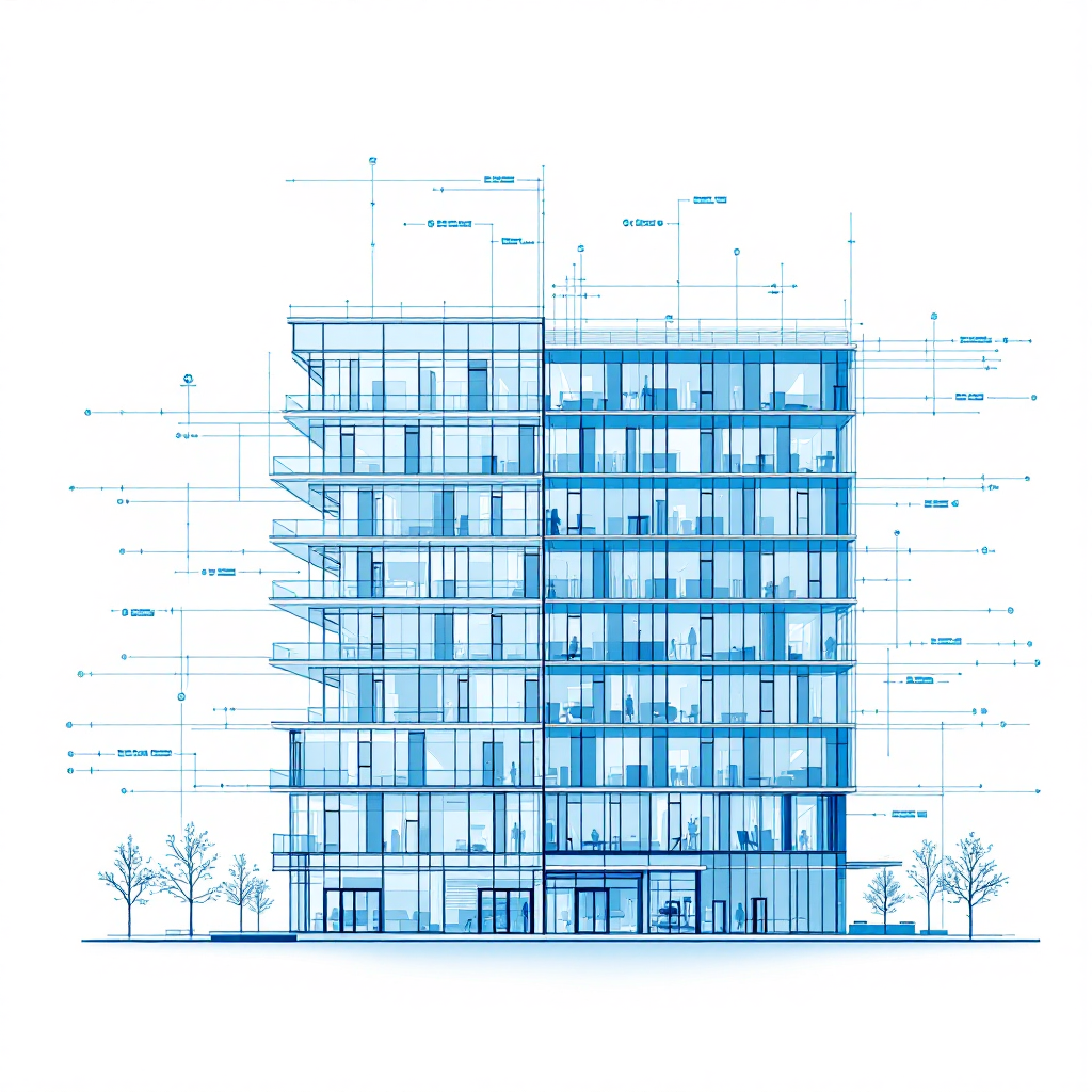 Spire Constructors blueprint building