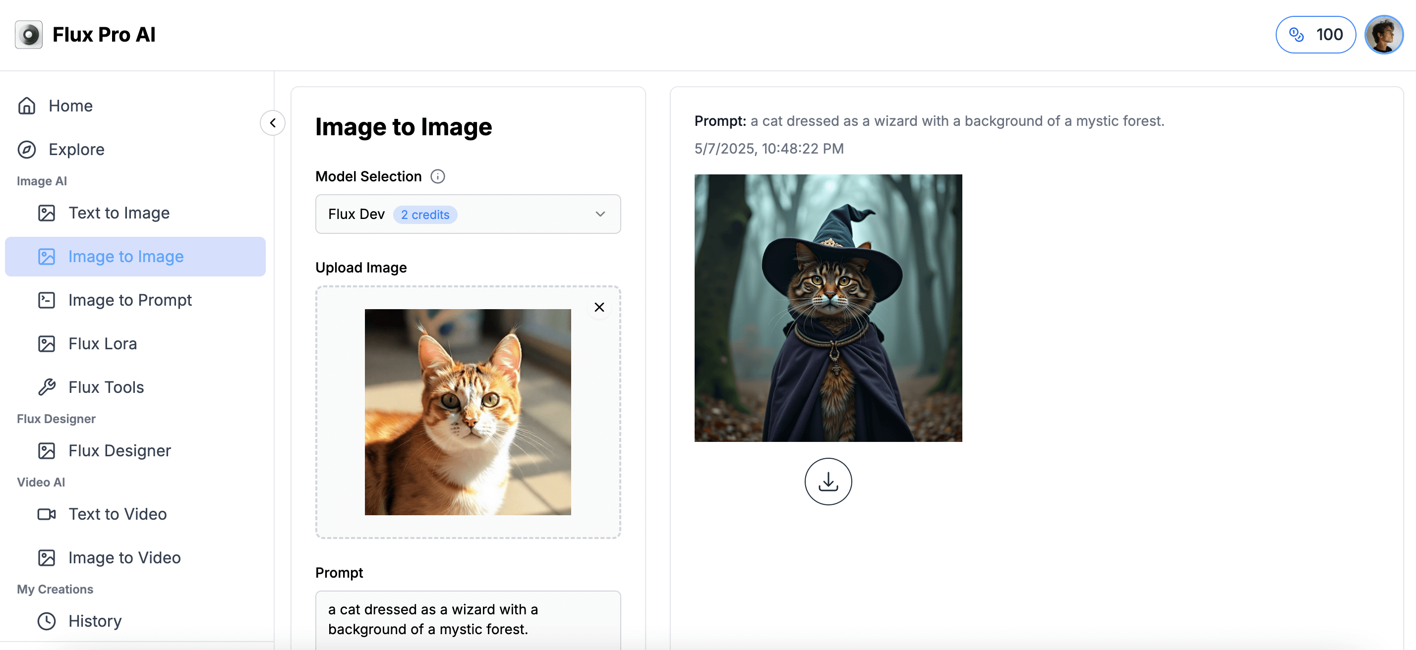 Image to Image Example